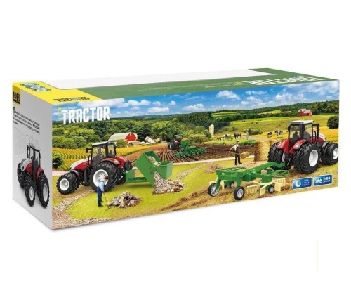 Р/У фермерский трактор Korody с зерновой сеялкой, двойные колеса 1/24 2.4G 6CH RTR KR6646B в Санкт-Петербурге