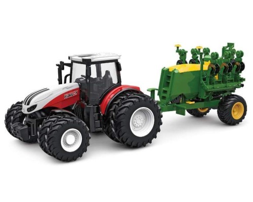 Р/У фермерский трактор Korody с зерновой сеялкой, двойные колеса 1/24 2.4G 6CH RTR KR6646B в Санкт-Петербурге