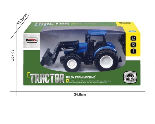 Р/У фермерский трактор Korody с отвалом, мет. кузов 1/24 2.4G 6CH RTR KR6632H в Норильске