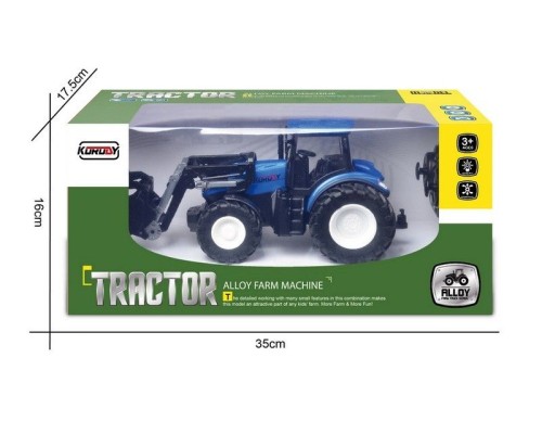 Р/У фермерский трактор Korody с фронт. погрузчиком, мет. кузов, широкие колеса 1/24 2.4G 6CH RTR KR6631HK в Норильске