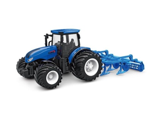 Р/У фермерский трактор Korody с диск. культиватором, мет. кузов, широкие колеса 1/24 2.4G 6CH RTR KR6639HK в Норильске