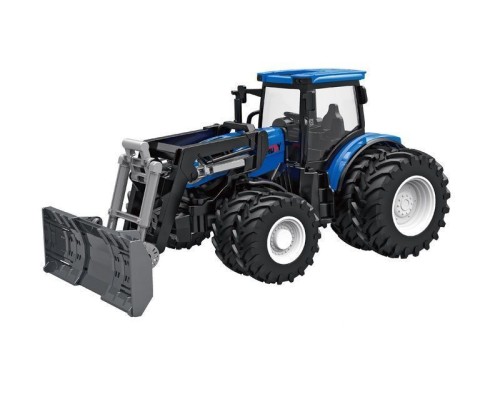 Р/У фермерский трактор Korody с отвалом, мет. кузов, двойные колеса 1/24 2.4G 6CH RTR KR6632HB в Норильске