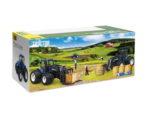 Р/У фермерский трактор Korody с диск. культиватором, мет. кузов, двойные колеса 1/24 2.4G 6CH RTR KR6639HB в Санкт-Петербурге