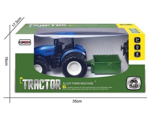 Р/У фермерский трактор Korody с самосвальным кузовом, мет. кузов, двойные колеса 1/24 2.4G 6CH RTR KR6640HB в Санкт-Петербурге
