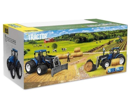 Р/У фермерский трактор Korody с самосвальным кузовом, мет. кузов, двойные колеса 1/24 2.4G 6CH RTR KR6640HB в Санкт-Петербурге