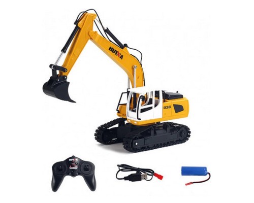 Радиоуправляемый экскаватор HUI NA TOYS 2.4G 6CH (дальность 8 м) 1/24 RTR HN1516 в Москве