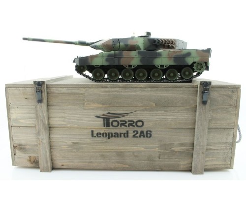 Радиоуправляемый танк Taigen 1/16 Leopard 2 A6 (Германия) (для ИК боя) САМО V3.0 2.4G RTR TG3889-1B-CM-IR3.0 в Южно-Сахалинске