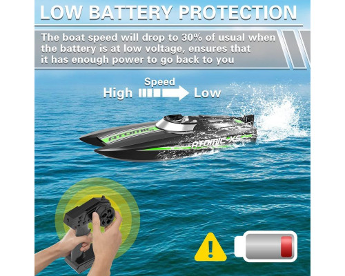 Радиоуправляемый катер Volantex RC AtomicXS черный 2.4G LiPo RTR EXA79505RG в Чите Радиоуправляемый катер Volantex RC AtomicXS черный 2.4G LiPo RTR EXA79505RG в Чите