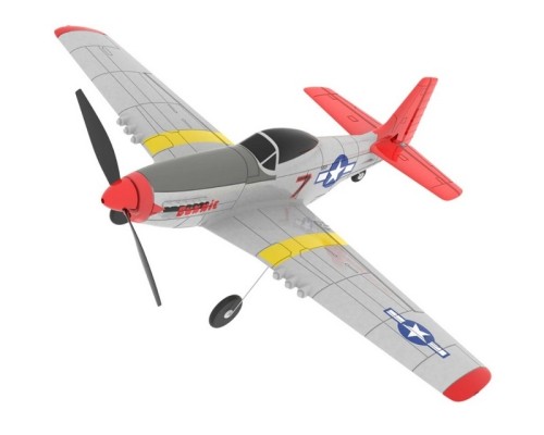 Радиоуправляемый самолет Volantex RC P51D 400мм (синий) 2.4G 4ch LiPo RTF with Gyro EXA76105RB в Ростове-на-Дону