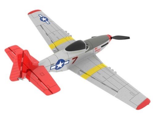 Радиоуправляемый самолет Volantex RC P51D 400мм (синий) 2.4G 4ch LiPo RTF with Gyro EXA76105RB в Ростове-на-Дону