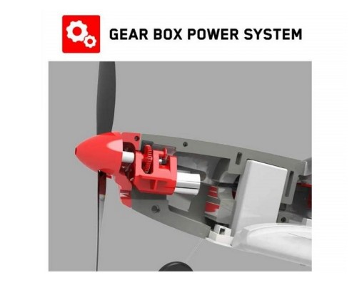 Радиоуправляемый самолет Volantex RC P51D 400мм (синий) 2.4G 4ch LiPo RTF with Gyro EXA76105RB в Ростове-на-Дону