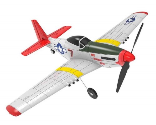 Радиоуправляемый самолет Volantex RC P51D 400мм (синий) 2.4G 4ch LiPo RTF with Gyro EXA76105RB в Ростове-на-Дону