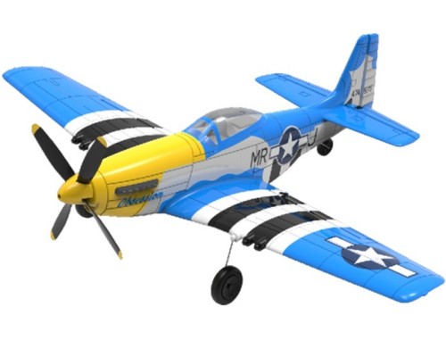 Радиоуправляемый самолет Volantex RC P51D 400мм (синий) 2.4G 4ch LiPo RTF with Gyro EXA76105RB в Ростове-на-Дону