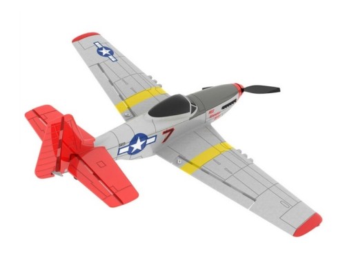 Радиоуправляемый самолет Volantex RC P51D 400мм (синий) 2.4G 4ch LiPo RTF with Gyro EXA76105RB в Ростове-на-Дону