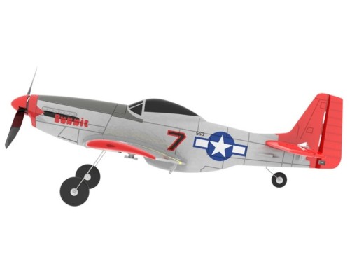 Радиоуправляемый самолет Volantex RC P51D 400мм (красный) 2.4G 4ch LiPo RTF with Gyro EXA76105RR в Ростове-на-Дону