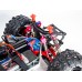 Радиоуправляемый монстр Remo Hobby Dinosaurs Master Brushless UPGRADE PLUS красный 4WD 2.4G 1/8 RTR RH8037-RED в Москве