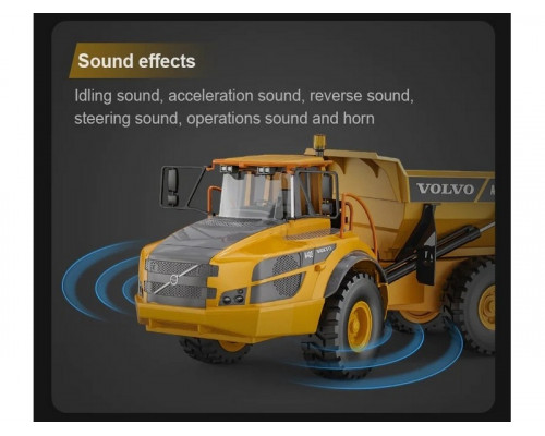 Радиоуправляемый карьерный самосвал Double Eagle Volvo A40G 1/20 2.4G RTR E591-003 в Астрахани Радиоуправляемый карьерный самосвал Double Eagle Volvo A40G 1/20 2.4G RTR E591-003 в Астрахани