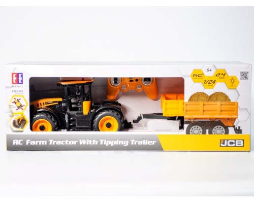 Радиоуправляемый фермерский трактор с прицепом Double Eagle JCB Fastrac 4220 1/24 2.4G RTR E683-003 в Тольятти Радиоуправляемый фермерский трактор с прицепом Double Eagle JCB Fastrac 4220 1/24 2.4G RTR E683-003 в Тольятти