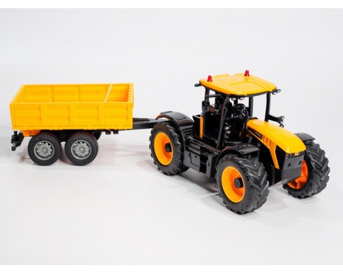 Радиоуправляемый фермерский трактор с прицепом Double Eagle JCB Fastrac 4220 1/24 2.4G RTR E683-003 в Тольятти Радиоуправляемый фермерский трактор с прицепом Double Eagle JCB Fastrac 4220 1/24 2.4G RTR E683-003 в Тольятти