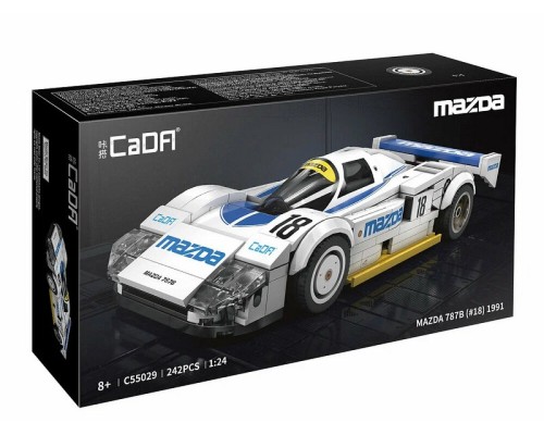 Конструктор CaDA спортивная машинка MAZDA 787B (#18) 1991 1/24 (242 детали) C55029W в Москве