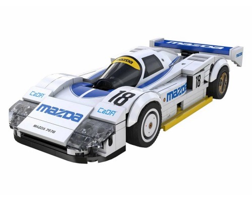 Конструктор CaDA спортивная машинка MAZDA 787B (#18) 1991 1/24 (242 детали) C55029W в Москве