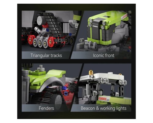 Конструктор CaDA трактор CLAAS XERION 5000 TRAC TS 1/32 (1336 деталей) C65012W в Новочеркасске