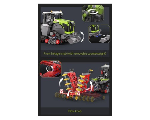 Конструктор CaDA трактор CLAAS XERION 5000 TRAC TS 1/32 (1336 деталей) C65012W в Новочеркасске