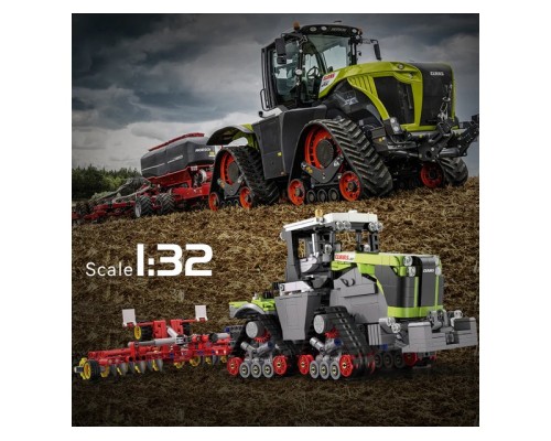 Конструктор CaDA трактор CLAAS XERION 5000 TRAC TS 1/32 (1336 деталей) C65012W в Новочеркасске