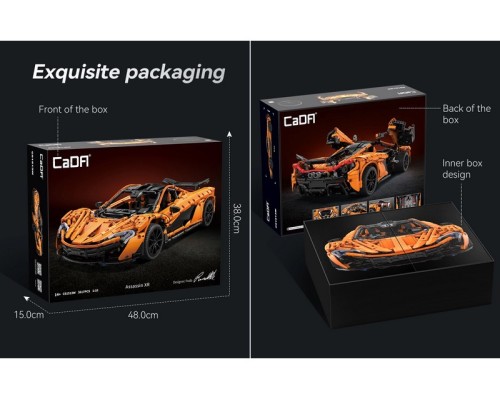 Конструктор CaDA MASTER спорткар Assassin XR 1/10 (3617 деталей) C61513W в Элисте Конструктор CaDA MASTER спорткар Assassin XR 1/10 (3617 деталей) C61513W в Элисте
