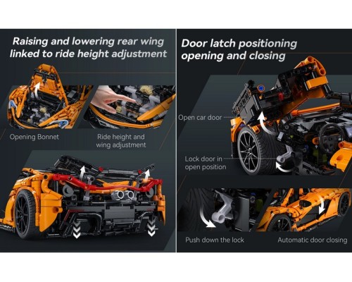Конструктор CaDA MASTER спорткар Assassin XR 1/10 (3617 деталей) C61513W в Элисте Конструктор CaDA MASTER спорткар Assassin XR 1/10 (3617 деталей) C61513W в Элисте