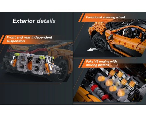 Конструктор CaDA MASTER спорткар Assassin XR 1/10 (3617 деталей) C61513W в Элисте Конструктор CaDA MASTER спорткар Assassin XR 1/10 (3617 деталей) C61513W в Элисте
