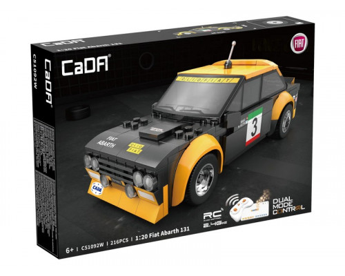 Радиоуправляемый конструктор CaDA спортивная машинка Fiat Abarth 131 1/24 (216 деталей) C51092W в Москве Радиоуправляемый конструктор CaDA спортивная машинка Fiat Abarth 131 1/24 (216 деталей) C51092W в Москве