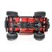 Радиоуправляемый краулер Remo Hobby OFF-ROAD (красный) 4WD 2.4G 1/18 RTR RH1893-SL-R в Электростали