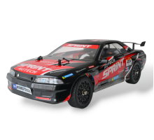 Радиоуправляемая машина для дрифта Remo Hobby RACING & DRIFT (черно-красная) 4WD 2.4G 1/14 RTR